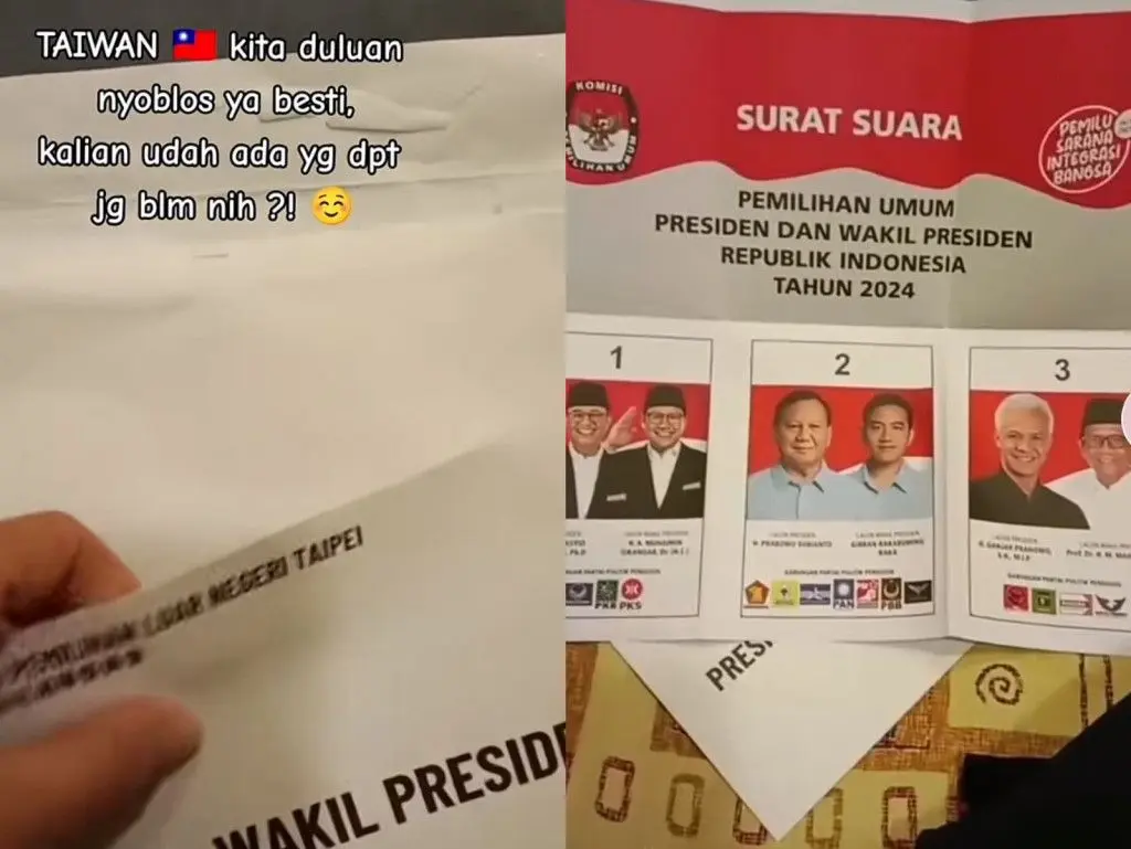 Surat Suara Pemilu 2024